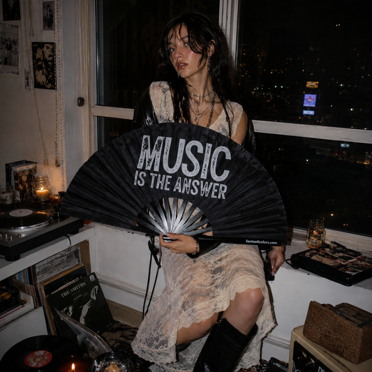Music is the Answer XL Handfan