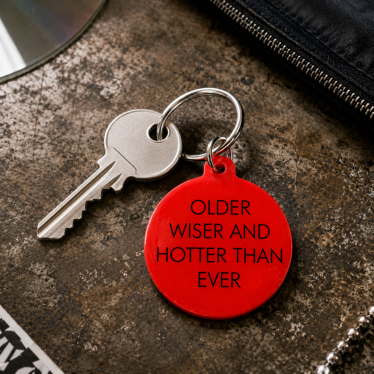 Older Wiser and Hotter Than Ever Keytag
