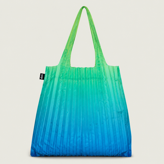 Pleated Rainbow Recycled Bag