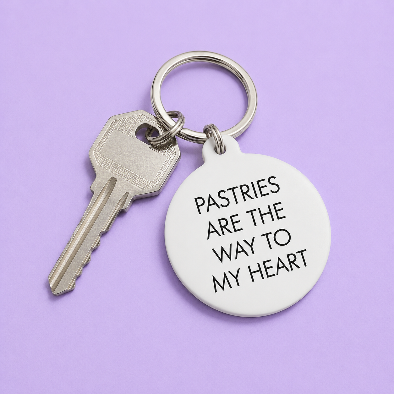 Pastries Are the Way to My Heart Keytag
