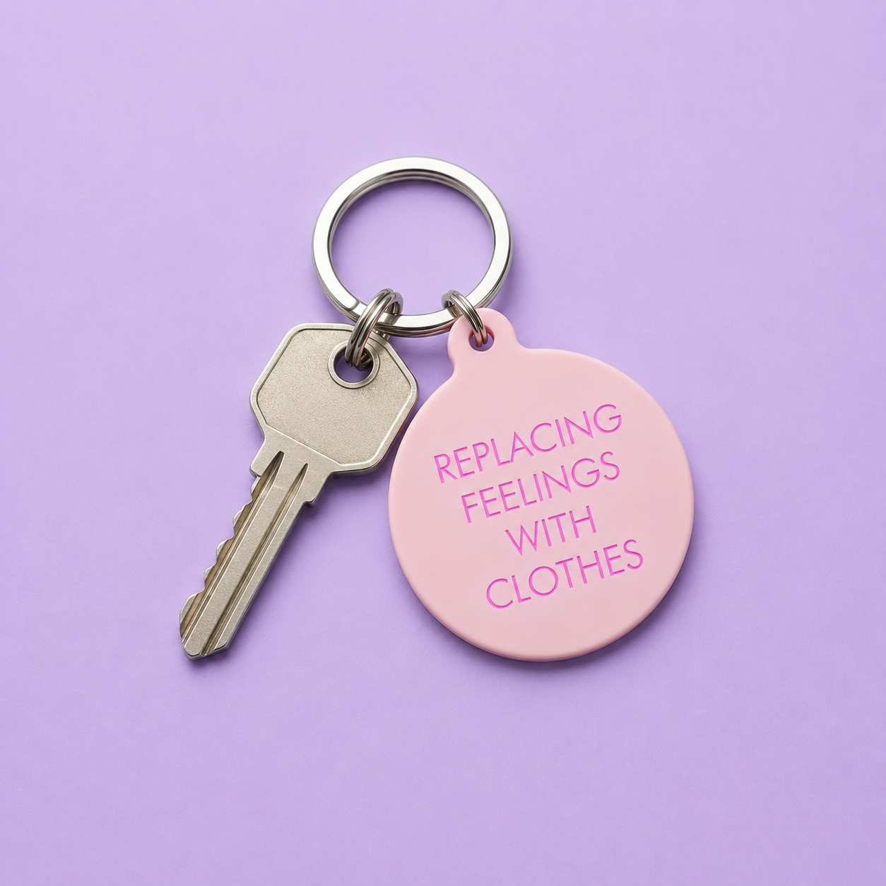Replacing Feelings With Clothes Keytag