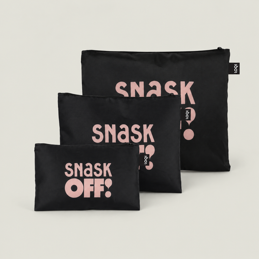 Snask Tiger Black Recycled Zip Pockets