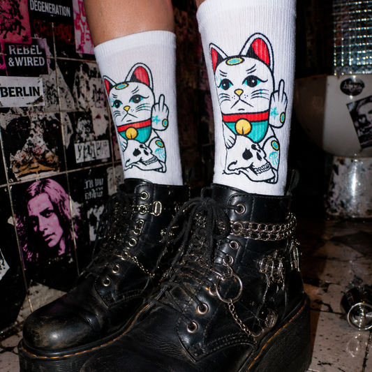 Angry Cat Socks