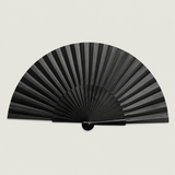 Black on Black 23cm Handfan