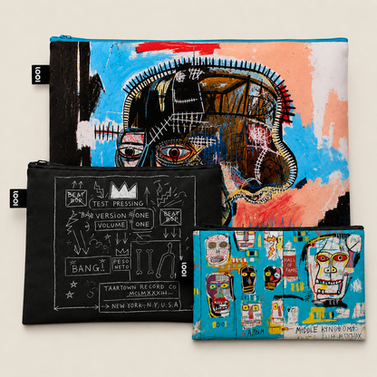 Jean-Michel Basquiat Untitled Recycled Zip Pockets