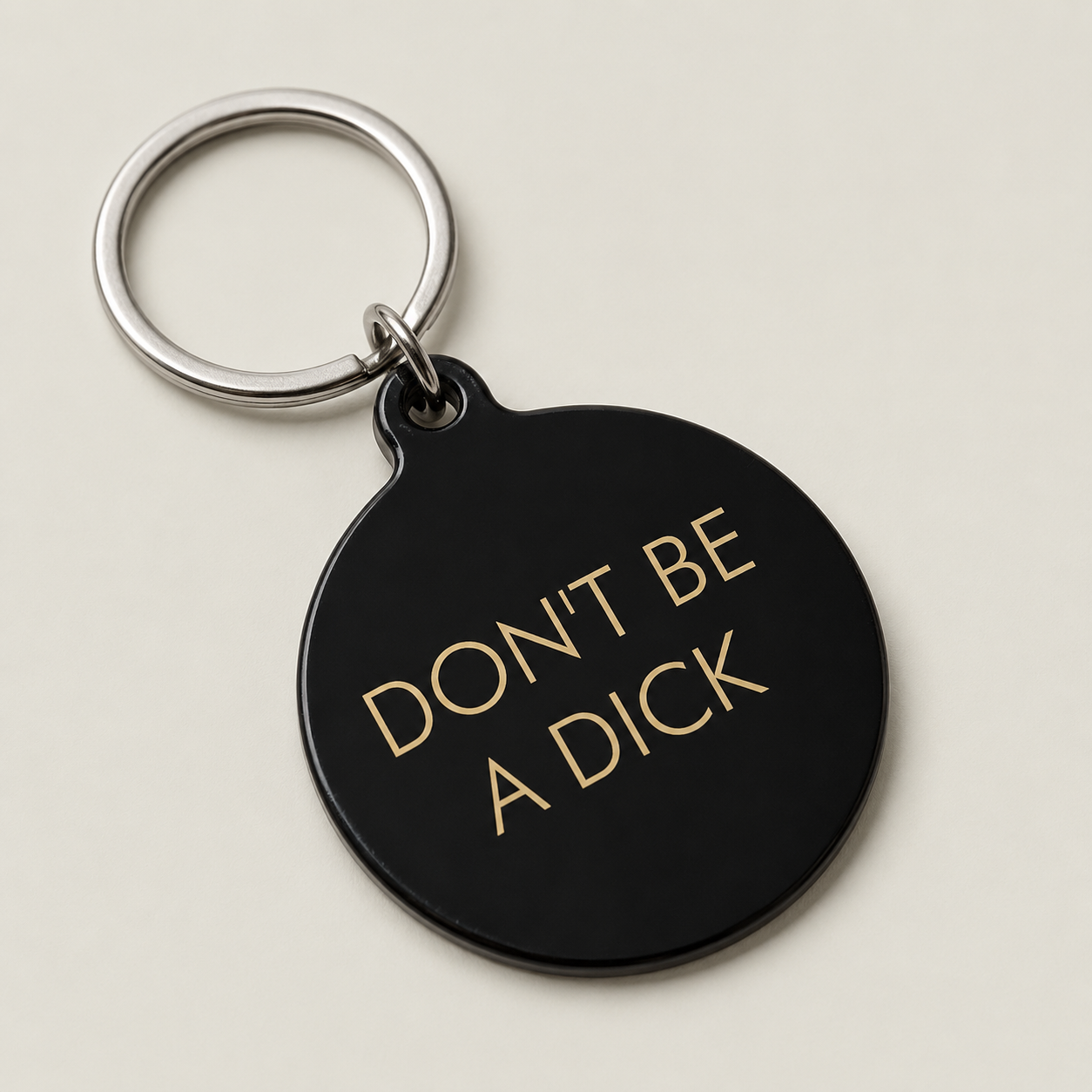 Don't Be a D*ck Keytag