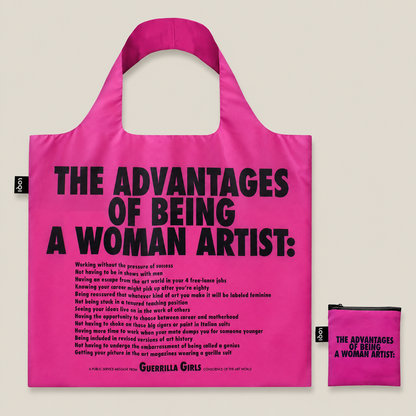 Guerrilla Girls The Advantages Of Being A Woman Artist Recycled Bag