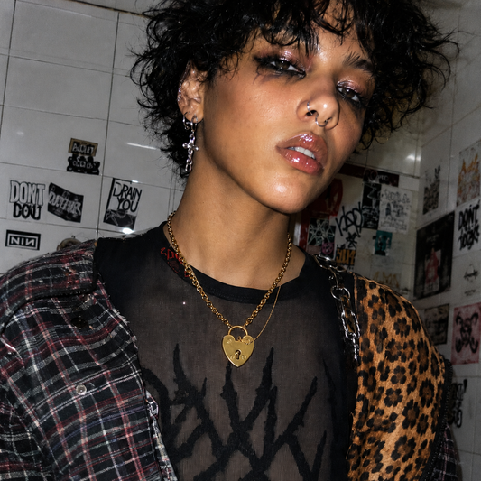 Heart Padlock Chain
