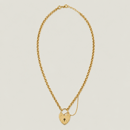 Heart Padlock Chain