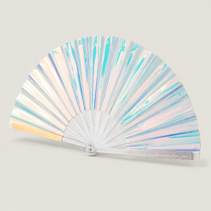 Holographic Crystal Mermaid XL Handfan