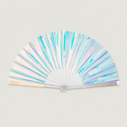 Holographic Crystal Mermaid XL Handfan