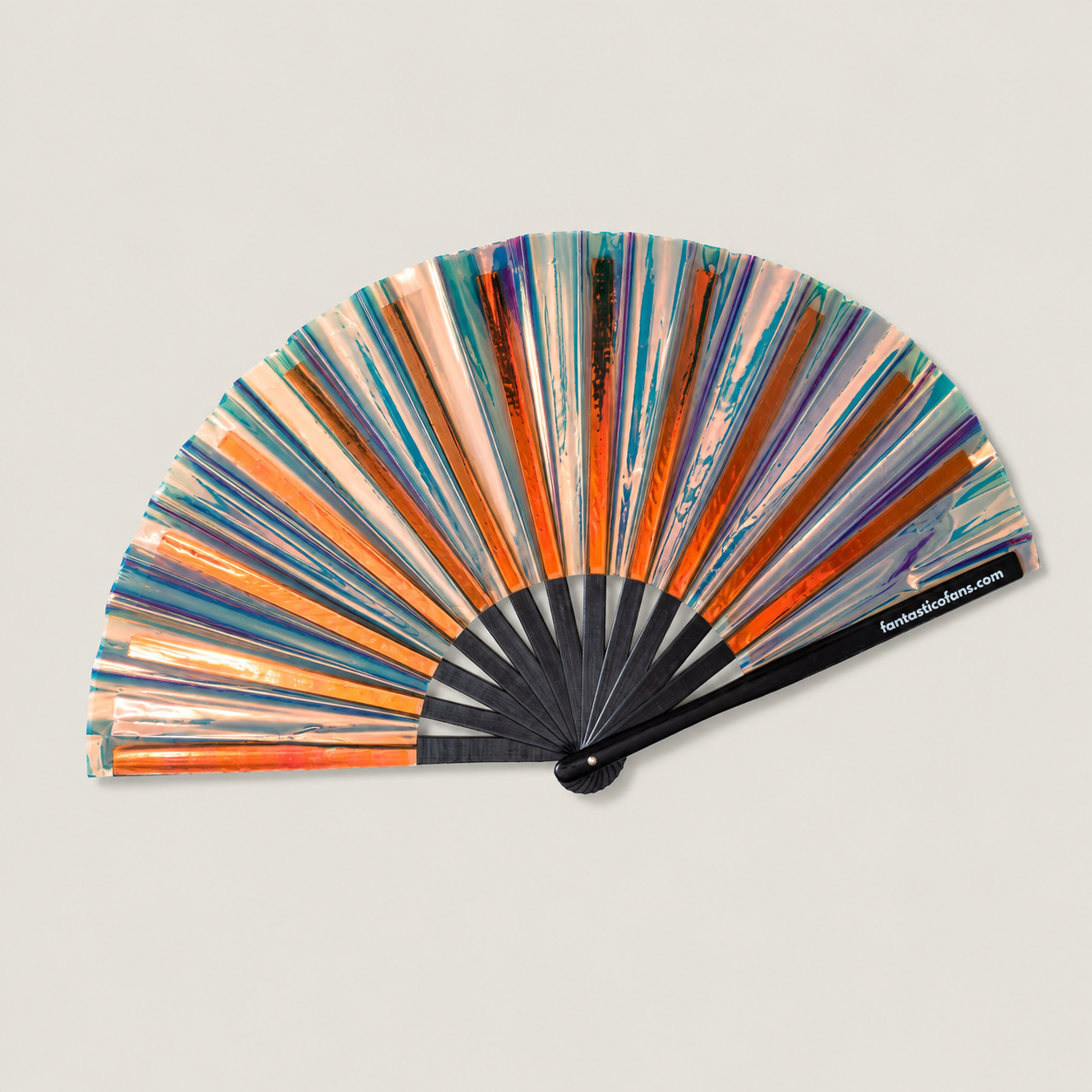 Holographic Shimmer XL Handfan