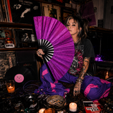 Hot Pink Mega Glitter XL Handfan