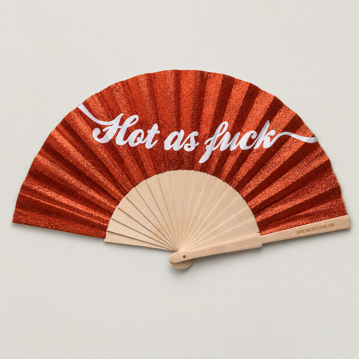 Hot as F*ck Glitter 23cm Handfan