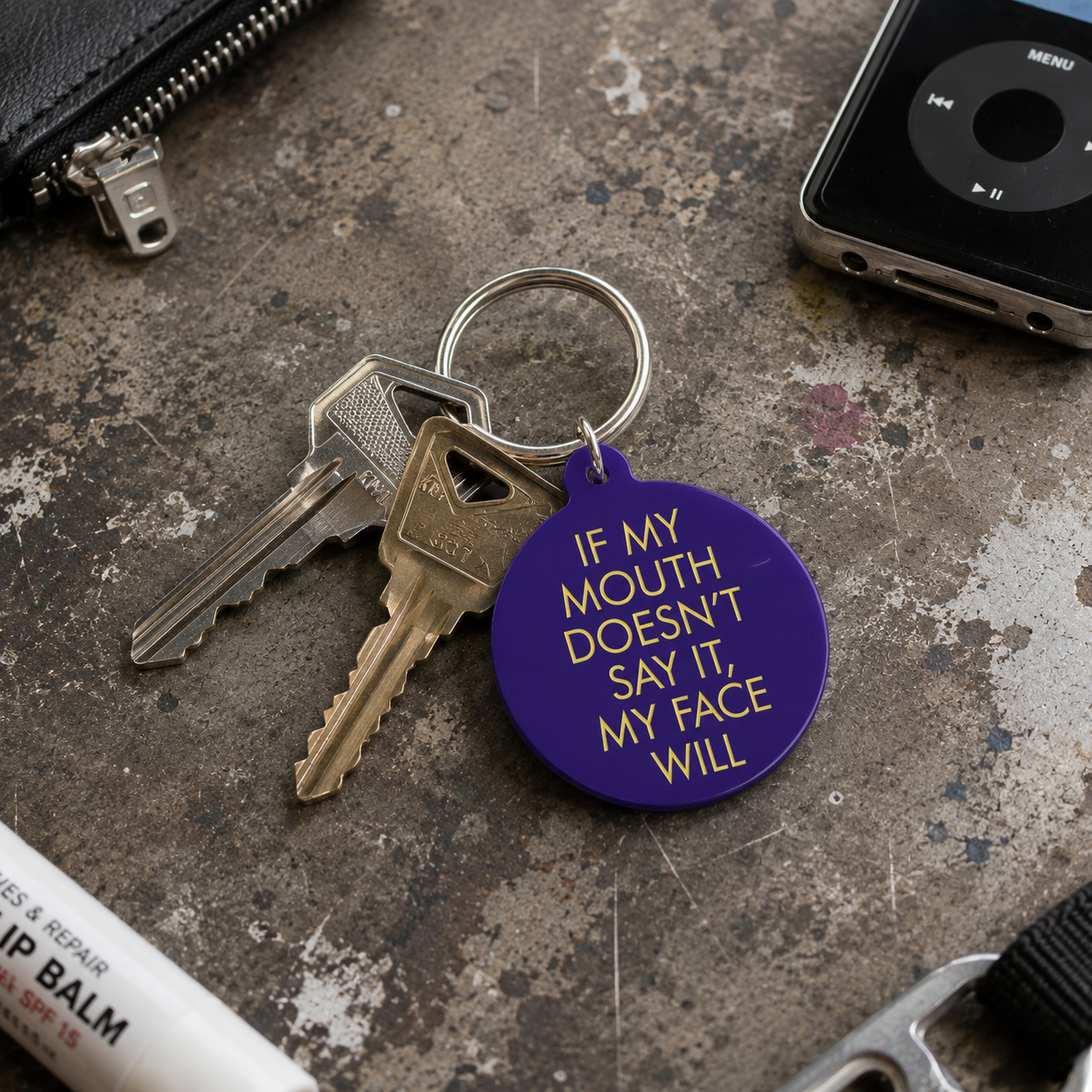 If My Mouth Doesn't Say It, My Face Will Keytag