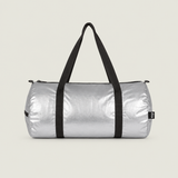 Metallic Silver Weekender
