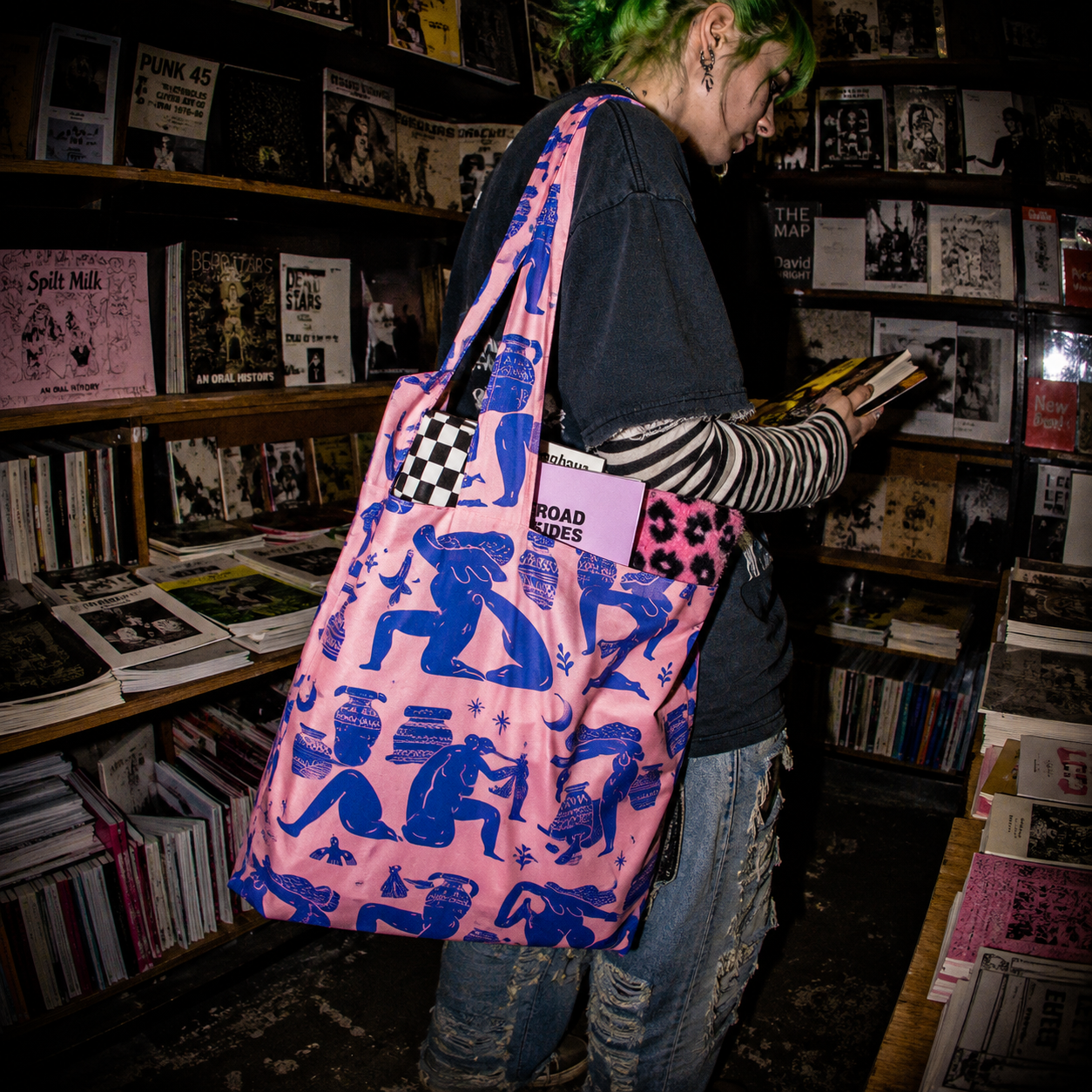 Mark Conlan Ladies and Vases Recycled Bag