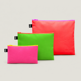 Neon Recycled Zip Pockets