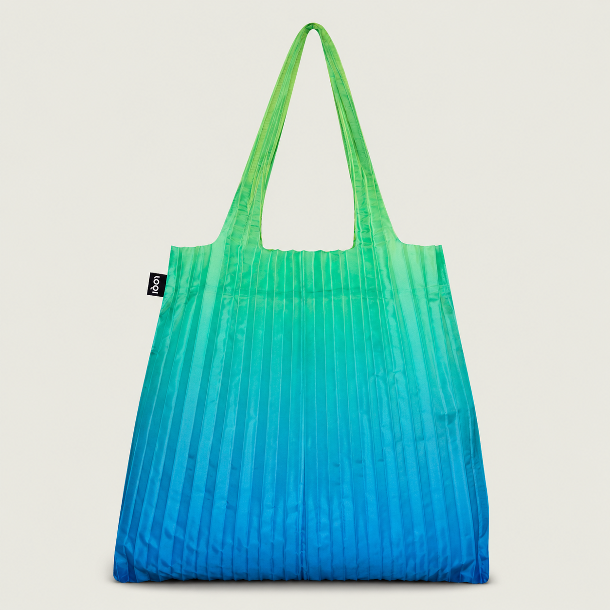 Pleated Rainbow Recycled Bag