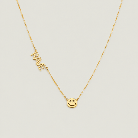 Rave Smiley Icon Chain