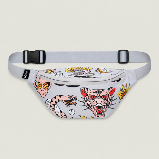 Snask Tiger Grey Recycled Bumbag
