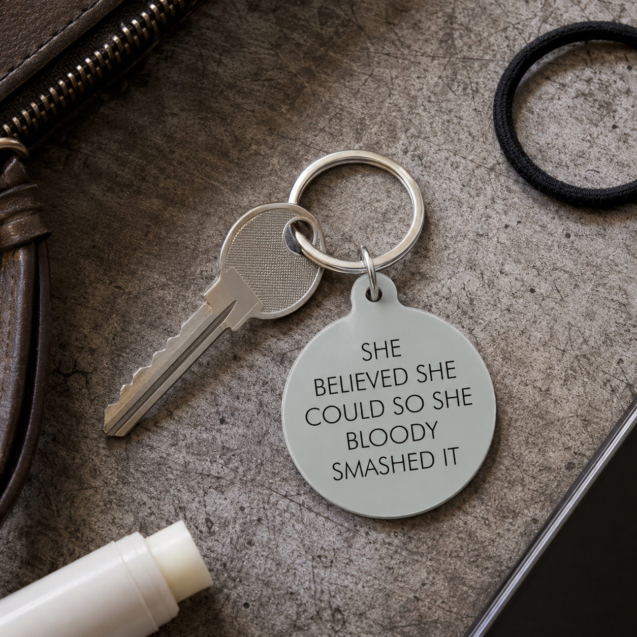 She Believed She Could Keytag