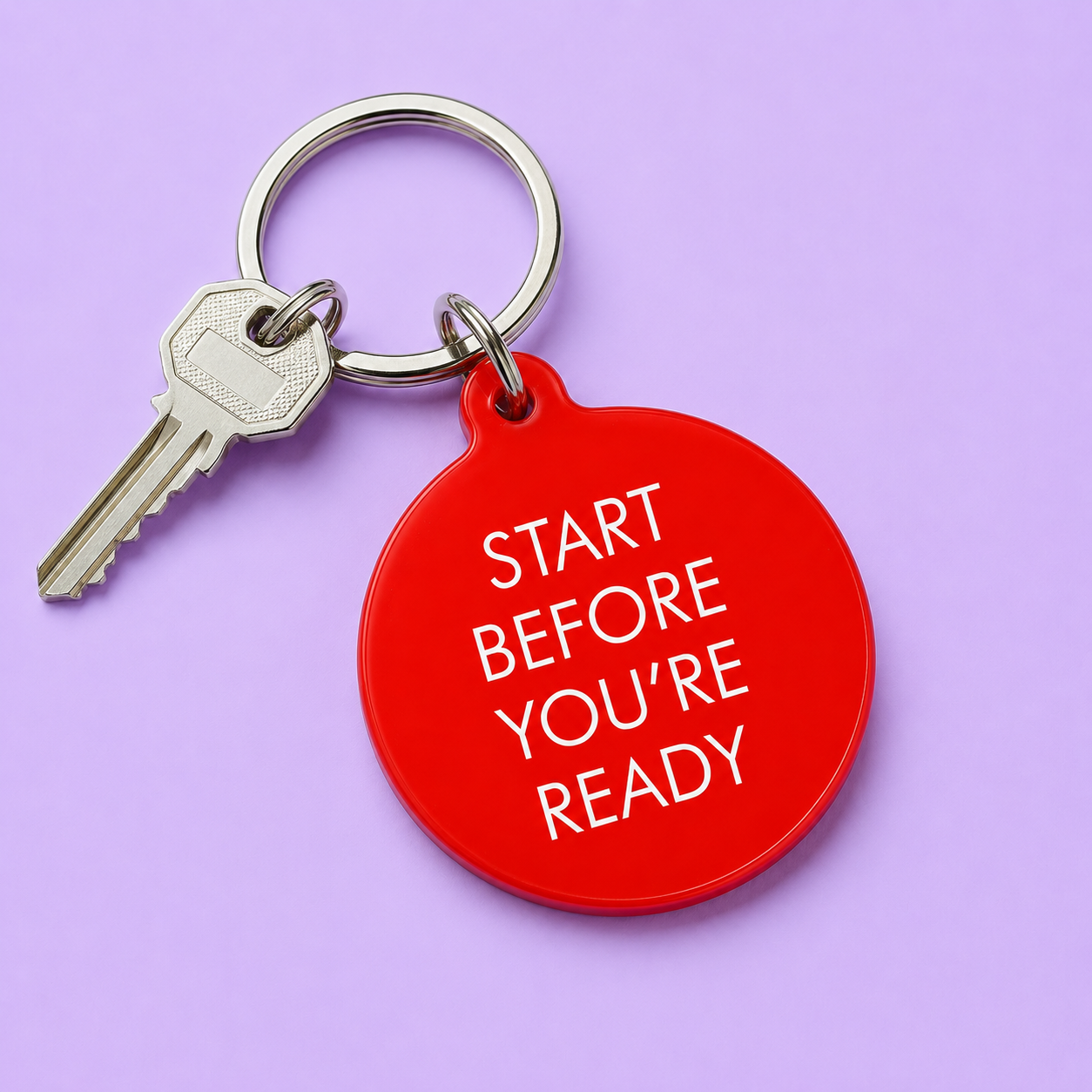 Start Before You're Ready Keytag