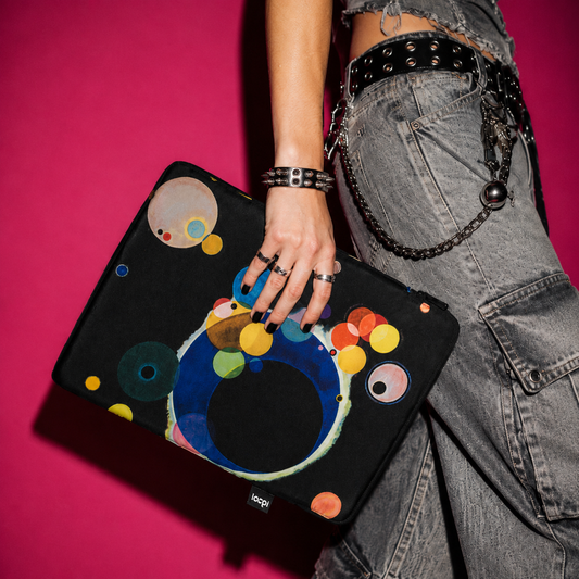 Wassily Kandinsky Several Circles Recycled Laptop Sleeve