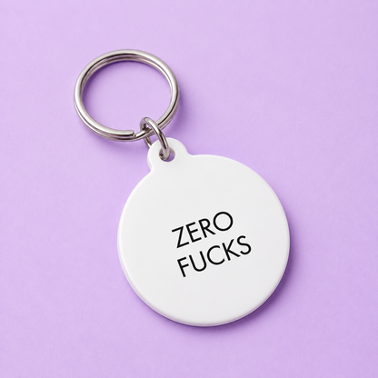 Zero F*cks Keytag