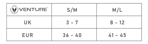 Size guide chart